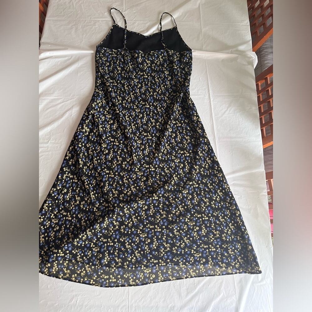 Express Blue Floral Dress 11/12 - Picture 2 of 4